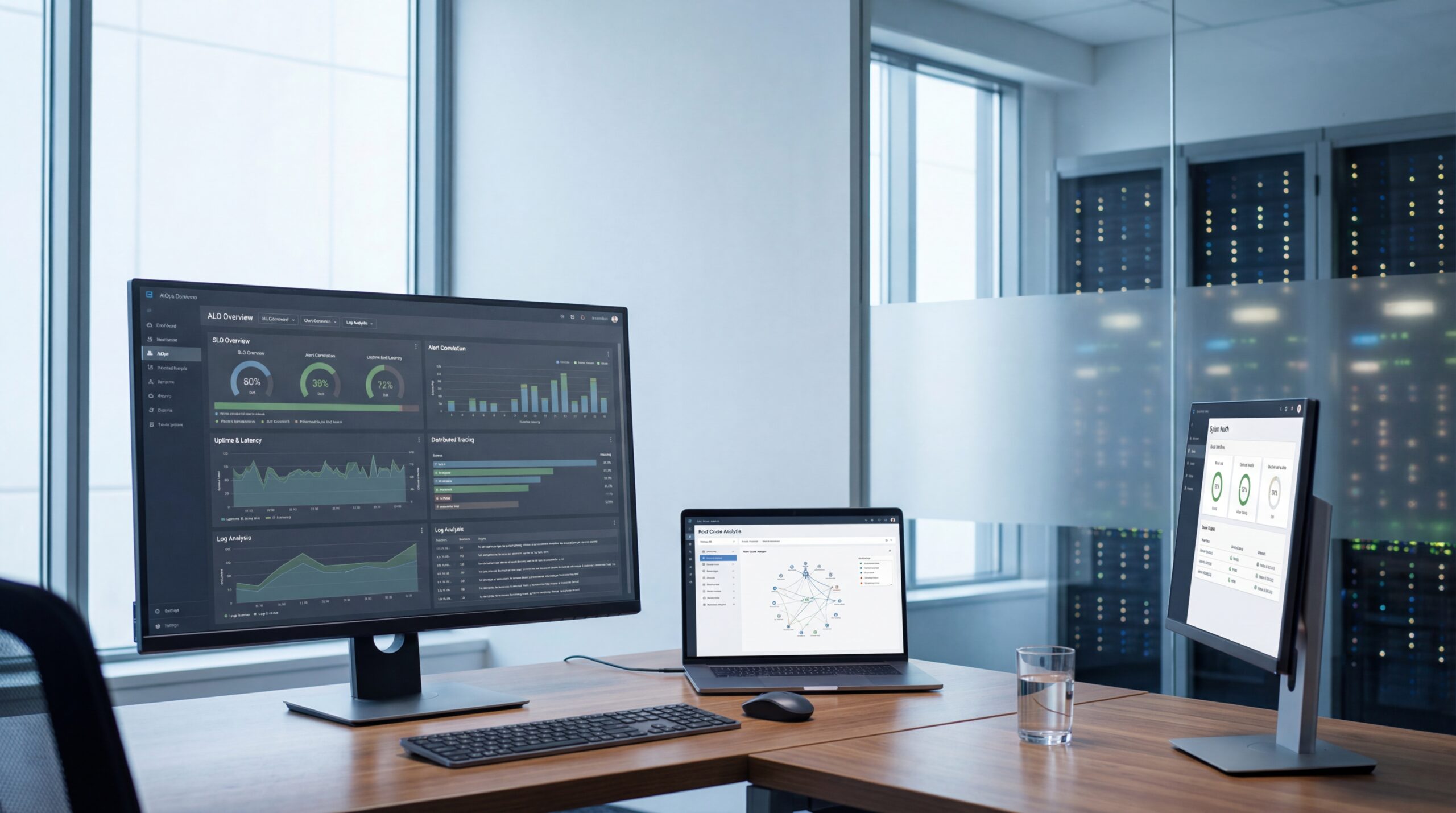 Monitoring AIOps/SRE — dashboardy, alerting i metryki SLO