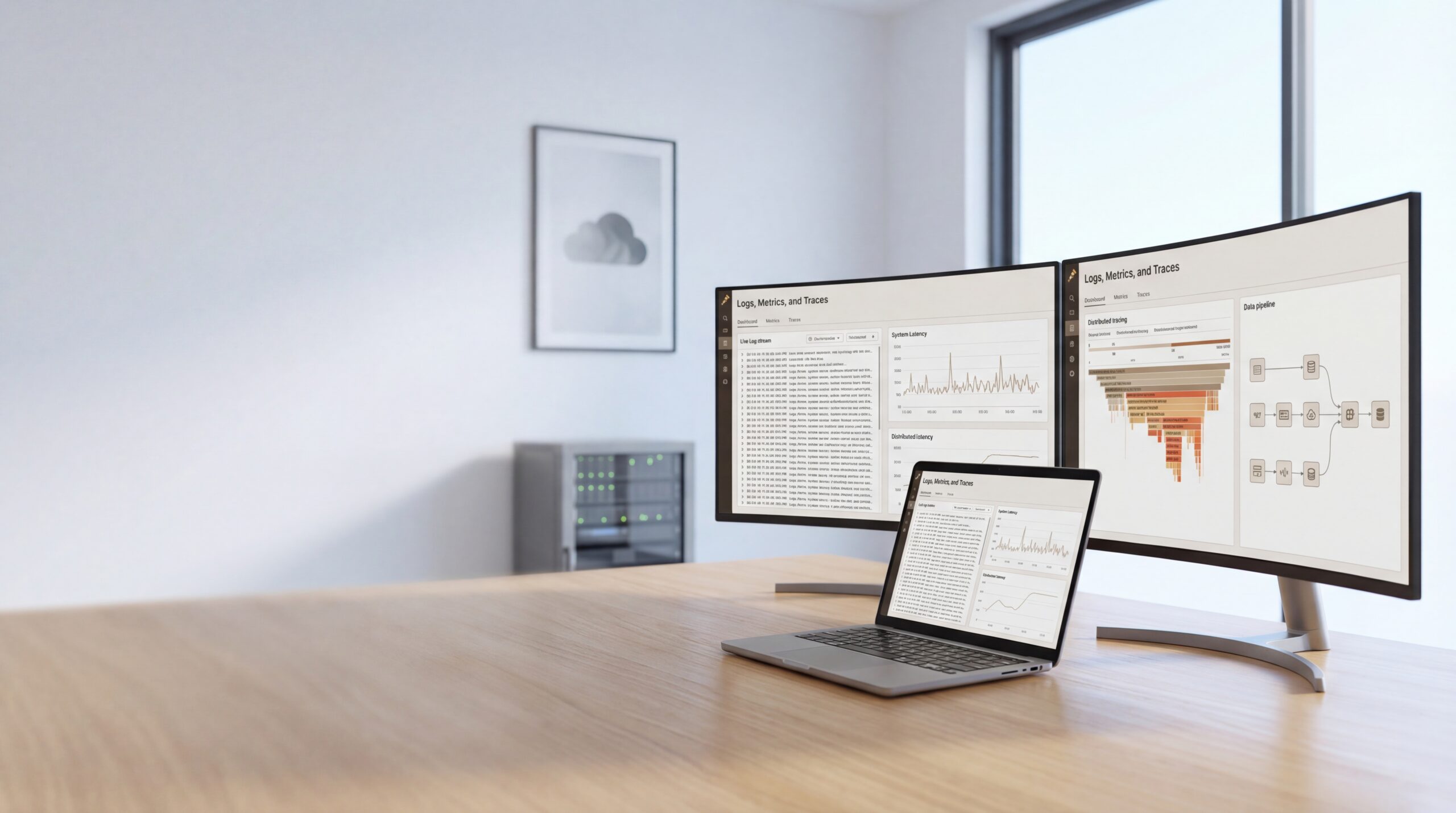 OpenTelemetry i stack obserwowalności — metryki, logi i trace z Collector i OTLP