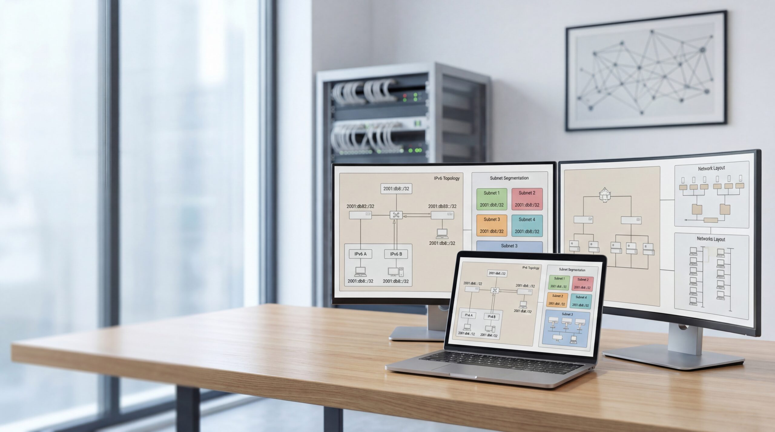 IPv6 planowanie i segmentacja — centrum danych i sieć